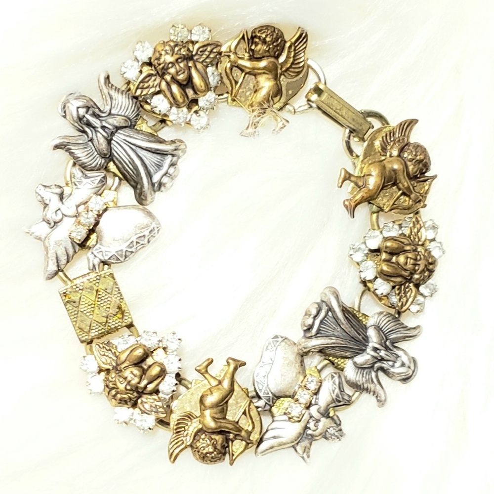 Vintage Angel, Cherub Bracelet